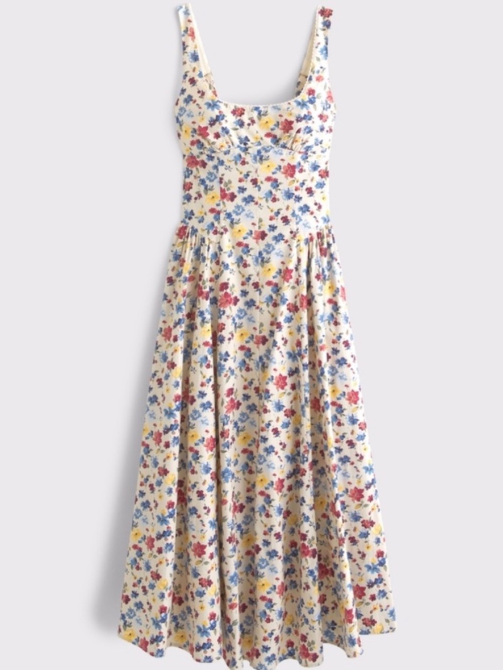 New Abercrombie & fitch Dylan bra free midi dress floral